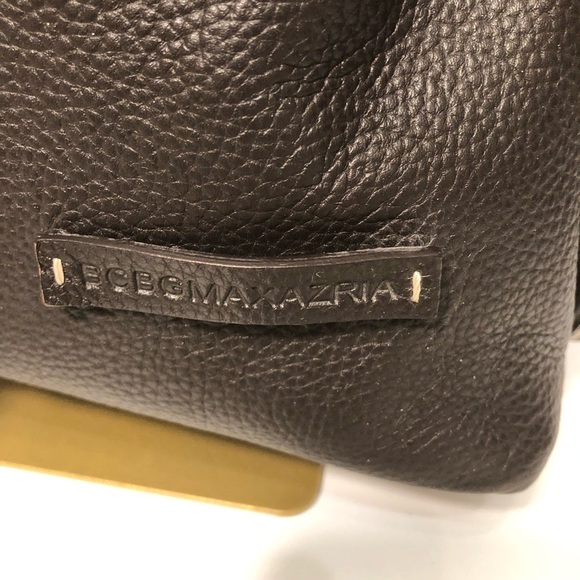 BCBGMaxAzria Signature Brown Shoulder Bag - Picture 12 of 16